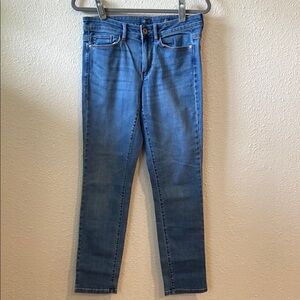 J. Jill Blue Skinny Jeans Sleek Fit